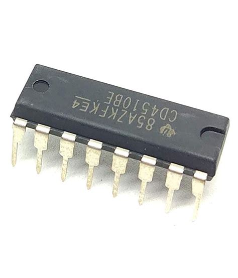 INVENTO 2Pcs CD4510BE 4510 IC CMOS Binary Up/Down Counter, D- Type Flip Flop, 8 MHz, 3 V to 18 V ...