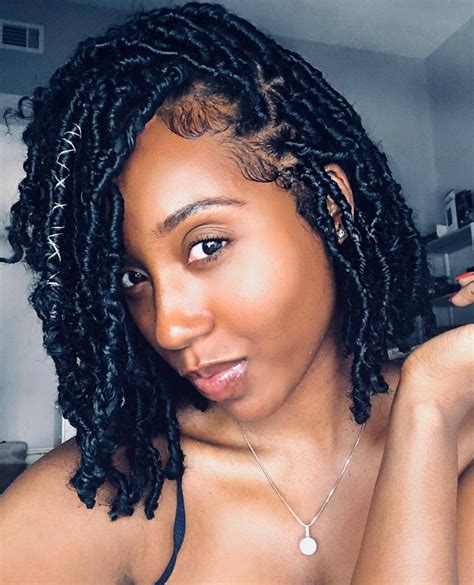 Collection of dreads and afro braids for a girl. Pin by Kim Smith on Passion Twists | Faux locs hairstyles ...