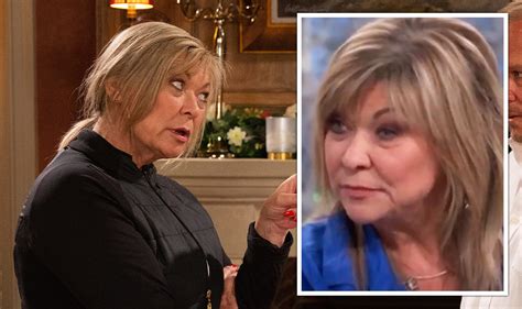 daily express on twitter exclusive emmerdale s claire king drops huge hint kim tate exits itv