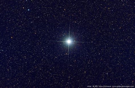 Altair The Brightest Star In Aquila Galactic Images