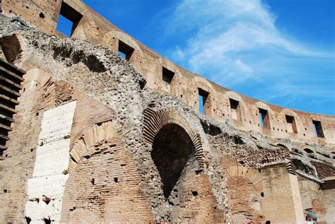Colosseum Was Built In The First Century In Rome City Stock Photo