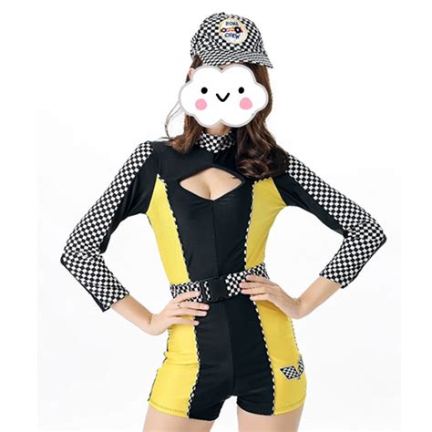 2016 Sexy Halloween Costumes For Women Girls Sexy Racer Costume Sexy