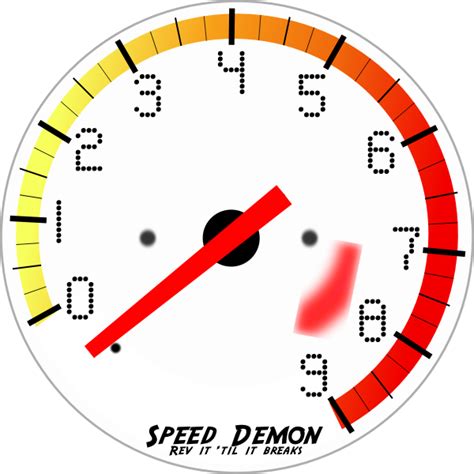 Tachometer Vector Image Free Svg