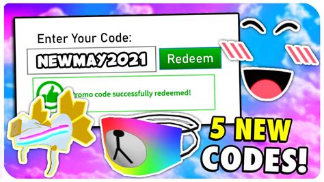 2021 All 5 New Roblox Promo Codes May Working Youtube