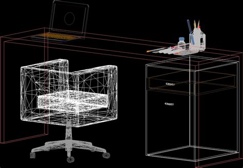 Desk 3d Dwg Full Project For Autocad Designs Cad