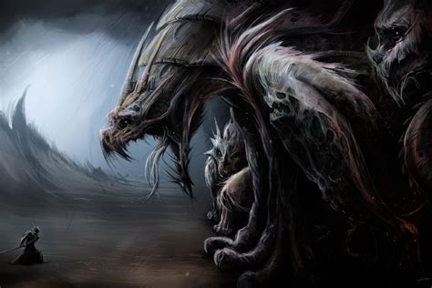 Find your kidnapped sister and become the most powerful monster master in the world! DIY frame Monsters Fantasy dragons warrior cloth silk art ...