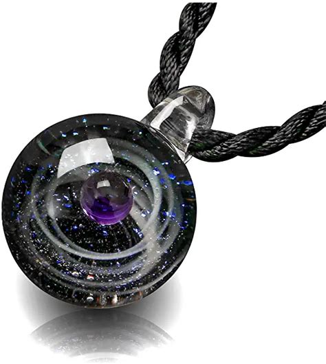 Amazon Com Space Jewelry For Girls Lampwork Glass Pendants Glass