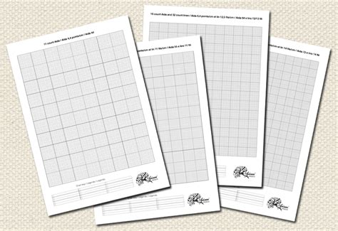 Cross Stitch Graph Paper 18 Count Printable Cupna