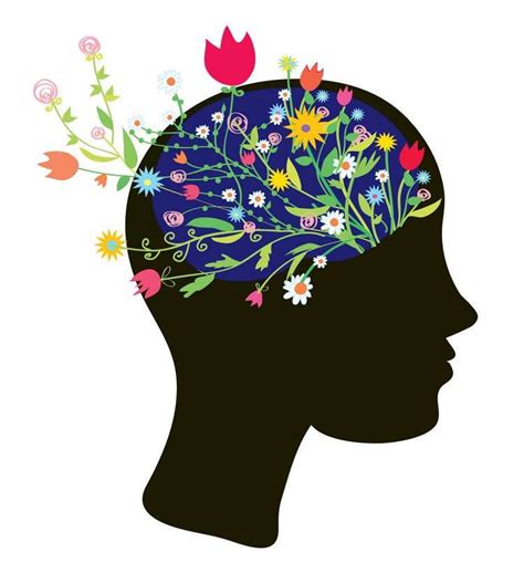 Brain Garden Flower Brain Brain Illustration Brain And Flowers