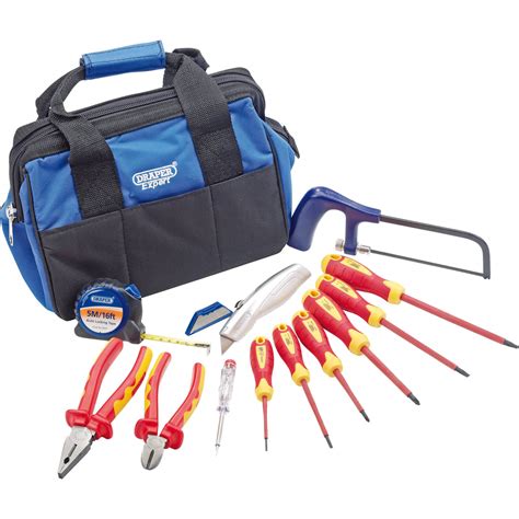 Draper 13 Piece Professional Electricians Tool Kit Hand Tool Kits