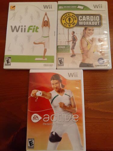 3 Videogioco Nintendo Wii Fit Personal Trainer Attivo Cardio Allenamento Fitness Ebay