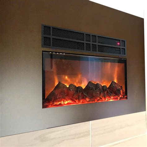 True Flame Electric Fireplace Insert By Y Decor 24 With Front Surround