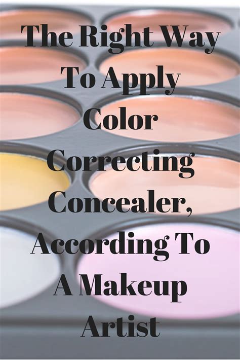 The Right Way To Apply Color Correcting Concealer According To A