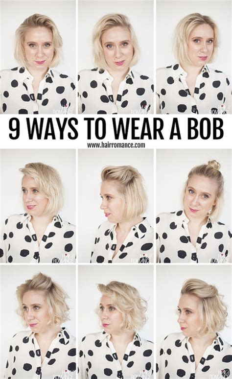 9 Ways To Wear A Bob Hair Romance