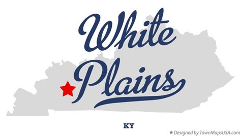 Map Of White Plains Ky Kentucky