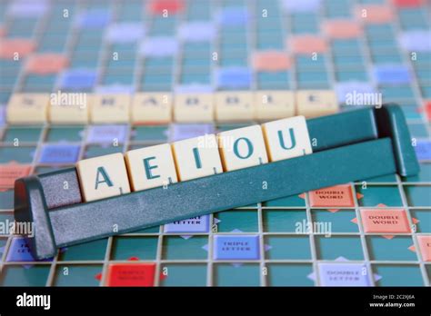 Scrabble Vowel Hi Res Stock Photography And Images Alamy