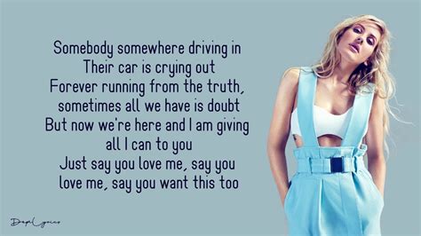 Ellie Goulding The Greatest Lyrics 🎵 Youtube
