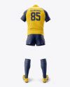 Download Men's Full Rugby Kit HQ Mockup - Back View in Apparel ...