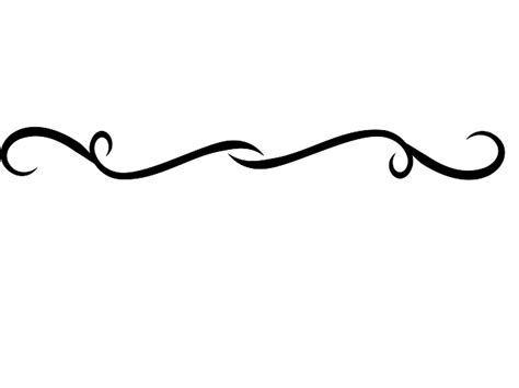 Black Swirl Divider Clip Art Vector Clip Art Online Royalty