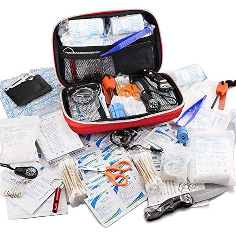 174 Pcs First Aid Kit Survival Kit Emergency Gear Medical Supplies