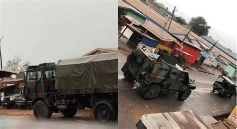 ashaiman trends after military personnel invade community