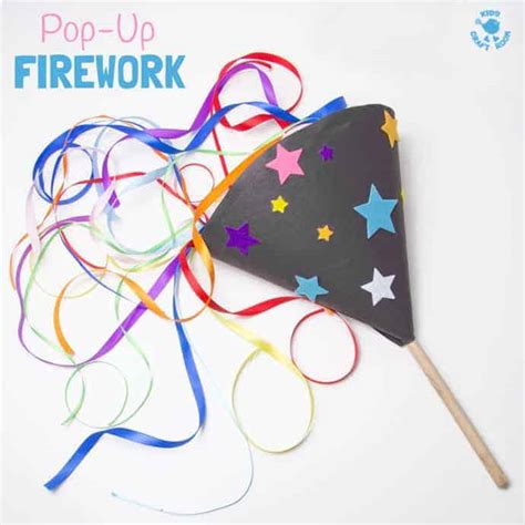 Pop Up Firework Craft For Kids Kids Craft Room