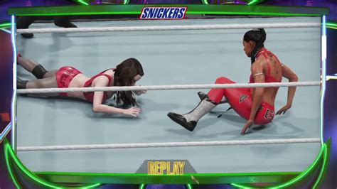 WWE 2K19 Gameplay Bianca Belair Vs Molly Jay Fox YouTube