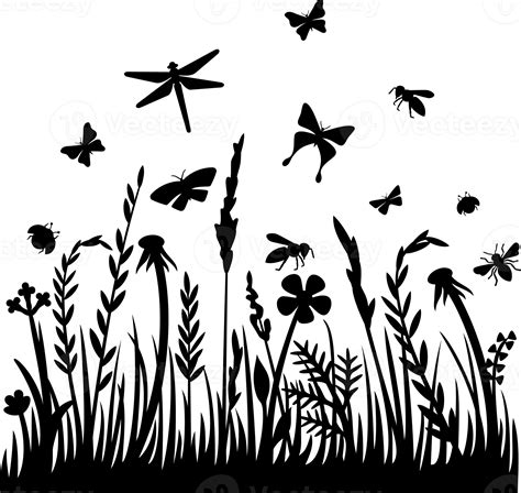 Grass And Insects Png Illustration 8513483 Png