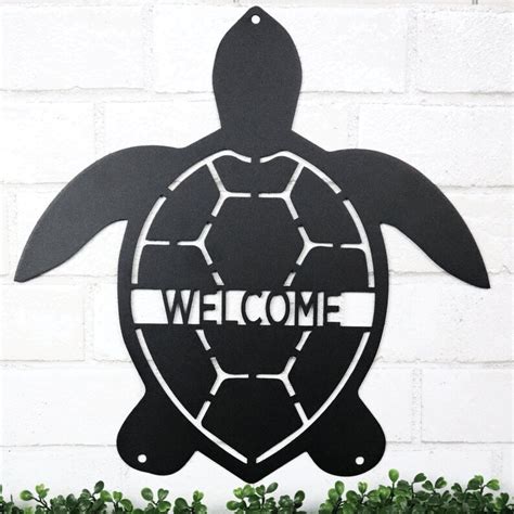Personalized Turtle Name Sign Nautical Decor Beach Decor Etsy Canada