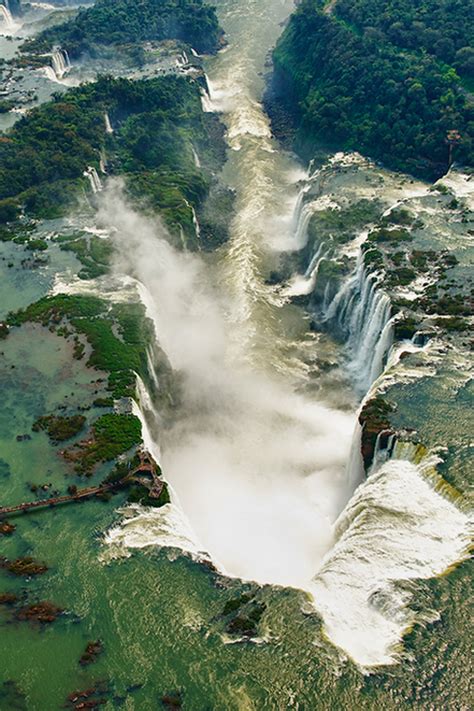 Aerial View Of The Iguazu Falls ~ By Chris Schmid Iguazu Falls