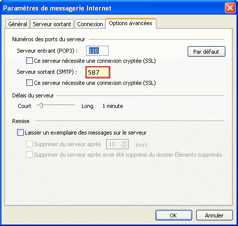 V Rifier Un Compte E Mail Avec Authentification Smtp Sur Outlook