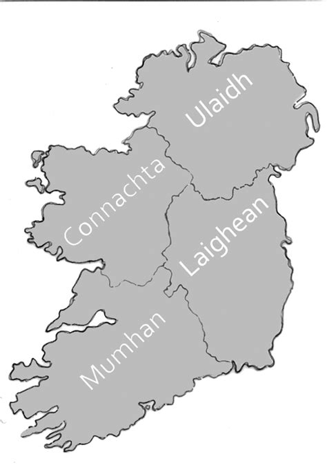 Map Of Ireland Provinces Free Images At Vector Clip Art