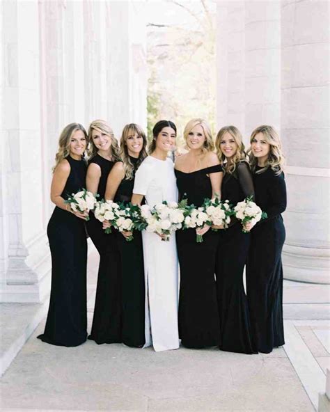 12 Bridesmaids Dresses Perfect For A Black Tie Wedding In 2020 Black