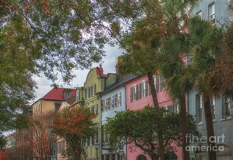 Historic Rainbow Row In Charleston South Carolina Photograph By Dale Powell