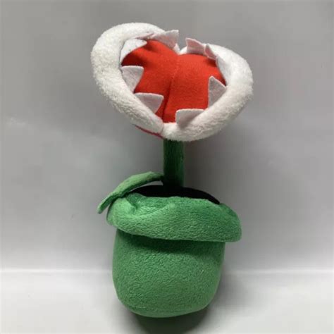 super mario bros piranha plant plush doll flower figure stuffed toy 9 inch 9 99 picclick