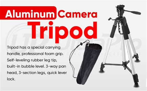 Ultrapro 72 Inch Tripod For The Sony Fdr Ax53 Hdr Pj430v