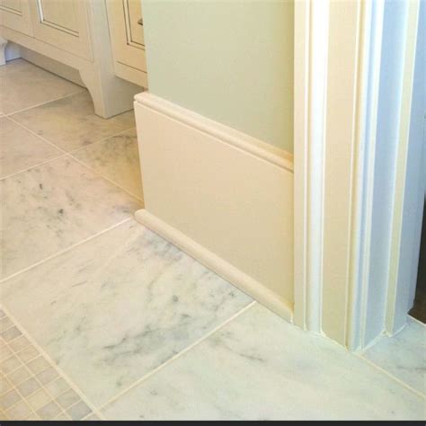Tiling ideas for your home. Big Simple baseboard idea | House | Pinterest | More ...