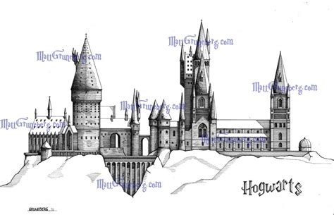 Hogwarts School Of Witchcraft And Wizardry 5x7 By Sideviewstudio