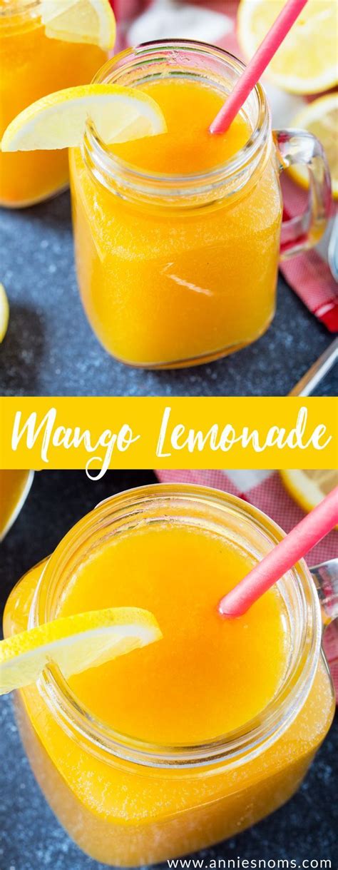 Mango Lemonade Recipe Mango Lemonade Healthy Drinks