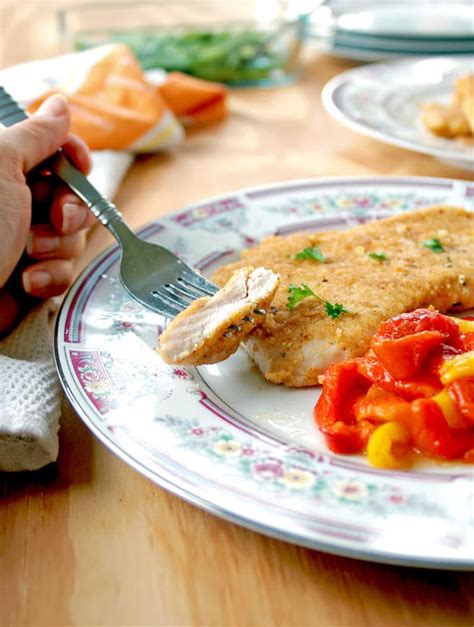 The classic chicken cutlet in a light mediterranean style. Breaded Italian Chicken Cutlets