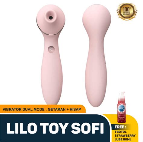 Jual Lilo Toy Sofi Vibrator Seks Getar Wanita Dual Mode Hisap And Getar