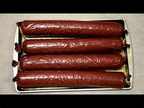 Johnsonville® original summer sausage, salt, sweet pickle relish and 6 more. Best Deer Summer Sausage Smoked in Masterbuilt Electric Smoker - YouTube