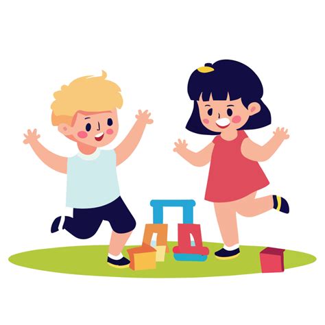 Kids Playing Clipart Transparent Background 24029735 Png