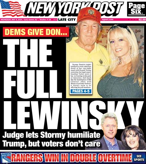 NY Post Cover for May 8, 2024 | New York Post