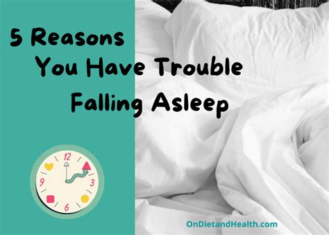 5 Reasons You Have Trouble Falling Asleep