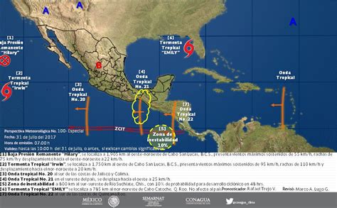 Se Forma La Tormenta Tropical Emily En El Golfo De México Grupo Milenio