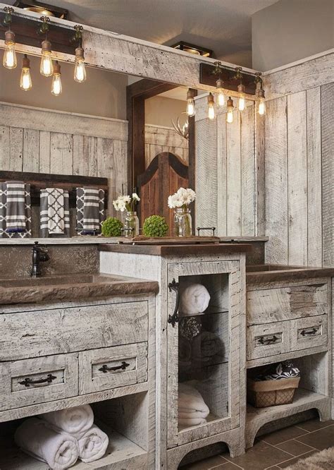 Perfect Rustic Farmhouse Bathroom Design Ideas Sweetyhomee
