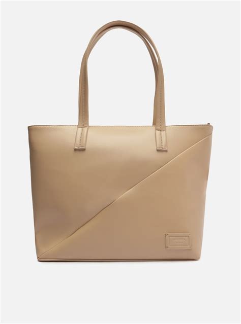 Bolsa Shopping Nude Grande Risca Arezzo