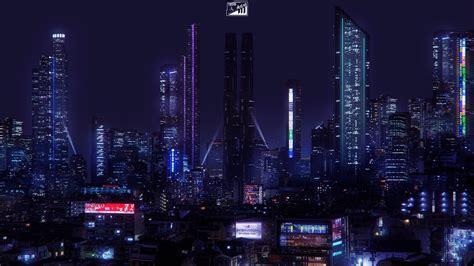 Cyberpunk City Neon Wallpapers Hd Desktop And Mobile Backgrounds