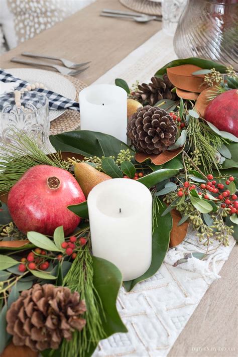 How To Make A Greenery Table Runner Step By Step Hosting Christmas